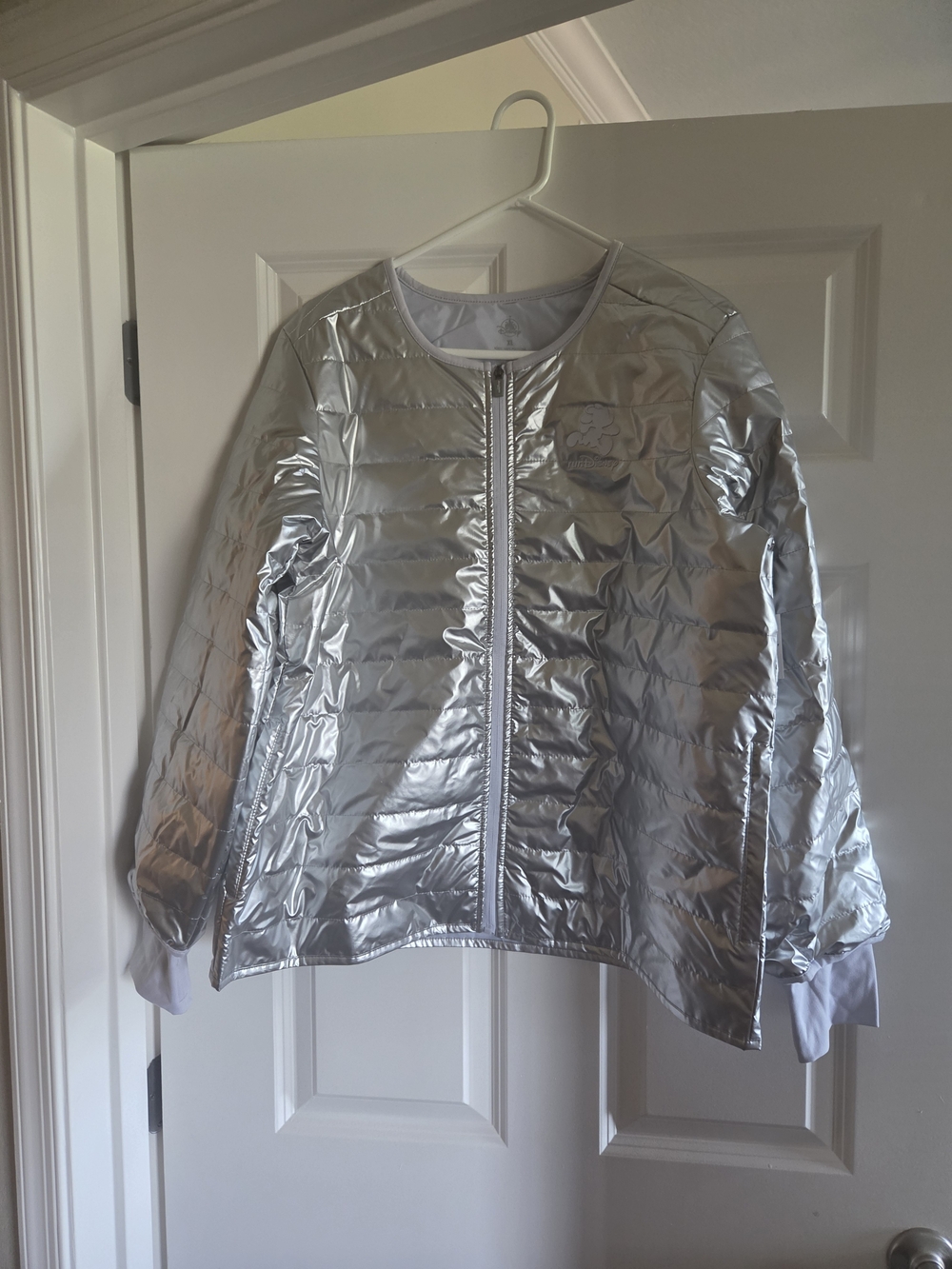 Run Disney Silver Jacket, New, Size XL